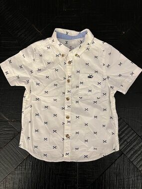 Vineyard Vines For Target Boys Button Up Fish Shirt Size 3T